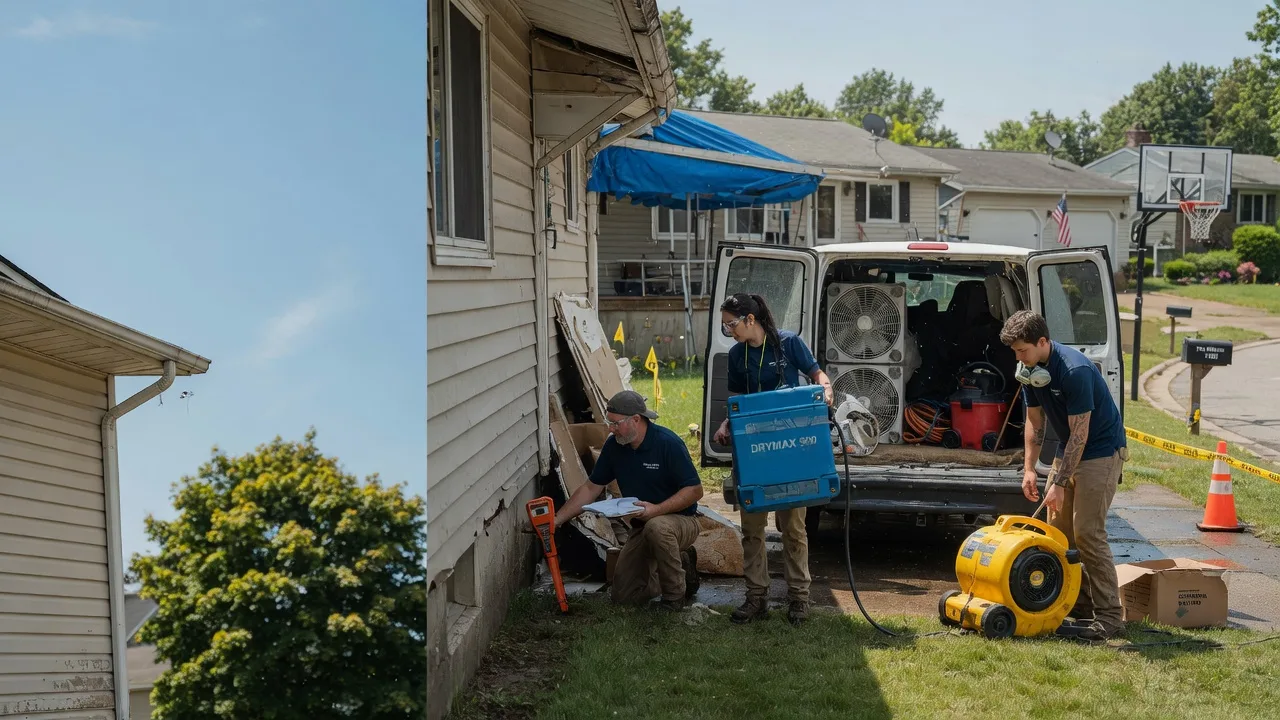 Ceiling Leak Cleanup in Lake Station, IN near me
